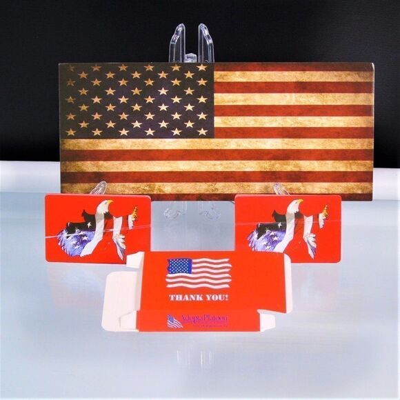 Patriotic Americana Deck of Playing Cards - Picture 1 of 5